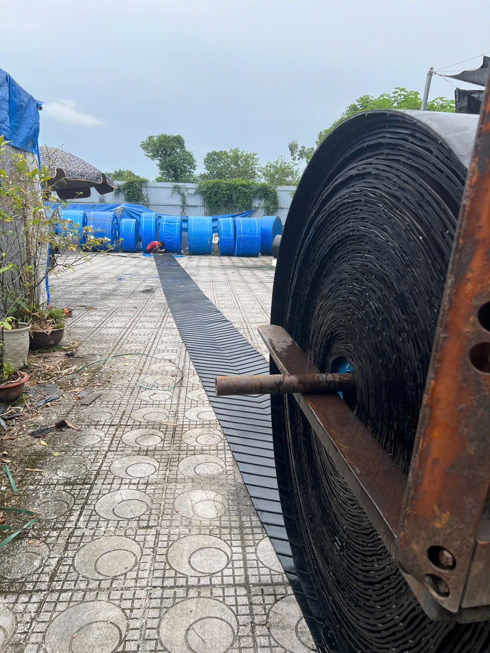 Hình ảnh thi công băng tải thực tế - Băng Tải Tín Phát - Công Ty Cổ Phần Thiết Bị Vật Tư Tín Phát